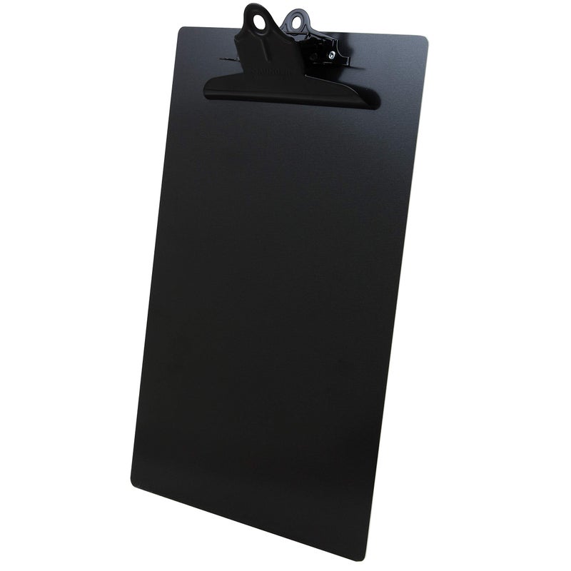 Saunders Black Recycled Aluminum Clipboard with Black Clip - 8.5 x 11 inch Letter Size Document Holder - Ideal for Home, Office, and Business Use (23516) - Image 2